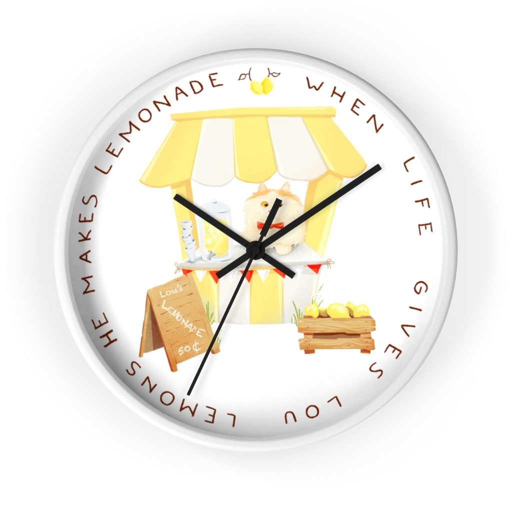 Lou’s Lemonade Wall Clock