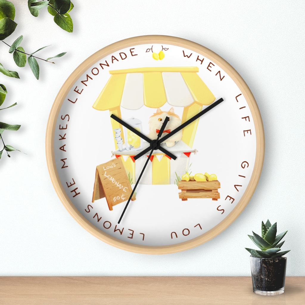 Buy Art time production Louis Vuitton 11'' Handmade Wall Clock