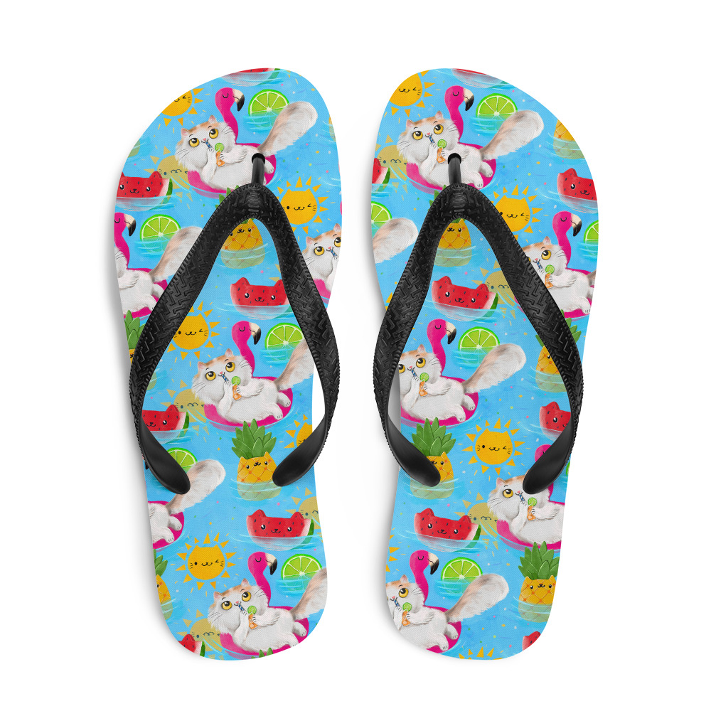 Pool Party Flip Flops Sophielovestuna