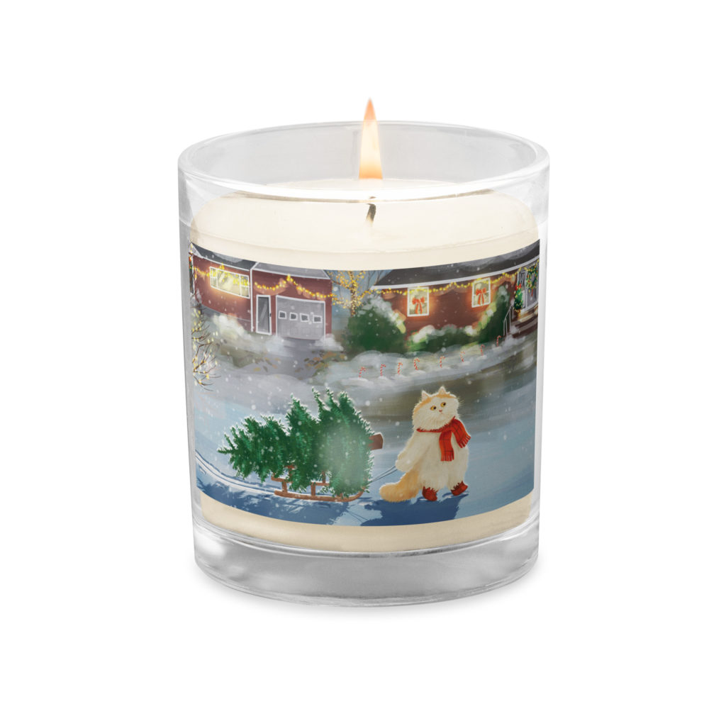Fir Real Glass Jar Soy Wax Candle
