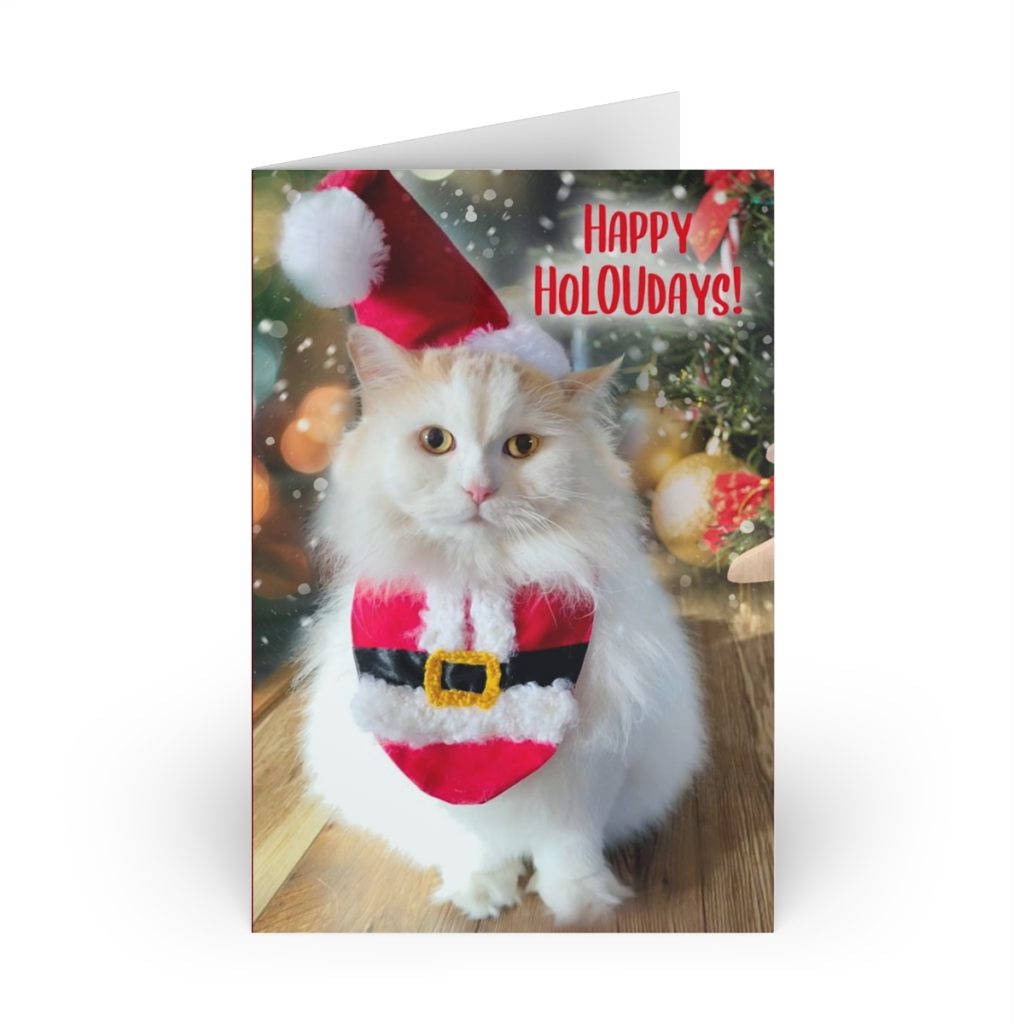 Happy HoLOUdays Greeting Cards (1 or 10-pcs)